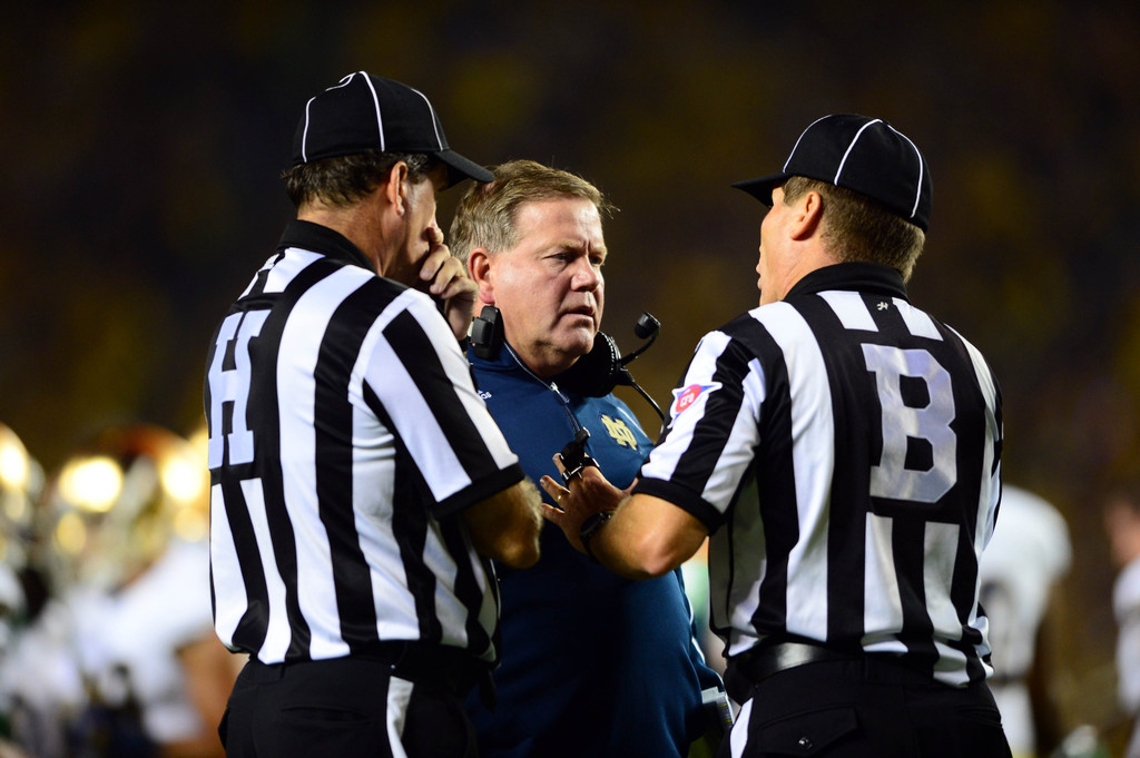 Notre Dame at Michigan (USATSI)