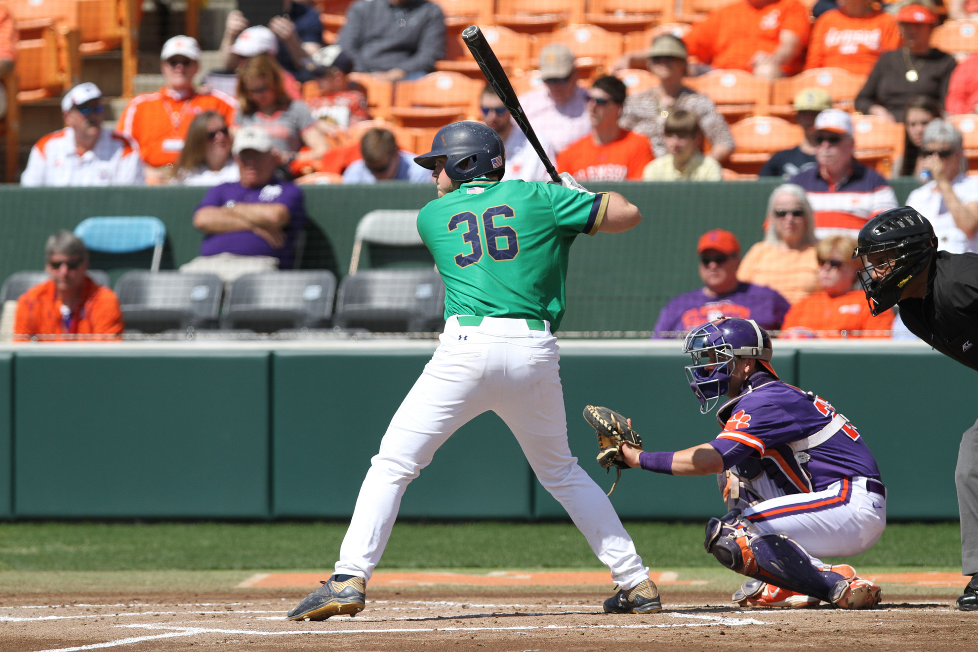 No. 25 Notre Dame Baseball Shuts Out NC State, 2-0, Friday Night Sophomore catcher Ryan Lidge tallied the only two RBI of the game Friday night in a 2-0 Irish victory over NC State.