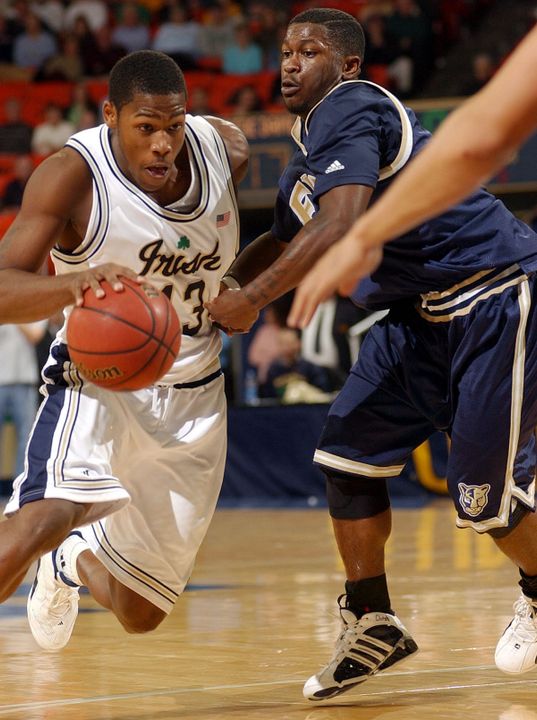 Russell Carter and Notre Dame take on DePaul this Saturday in Rosemont, Illinois.