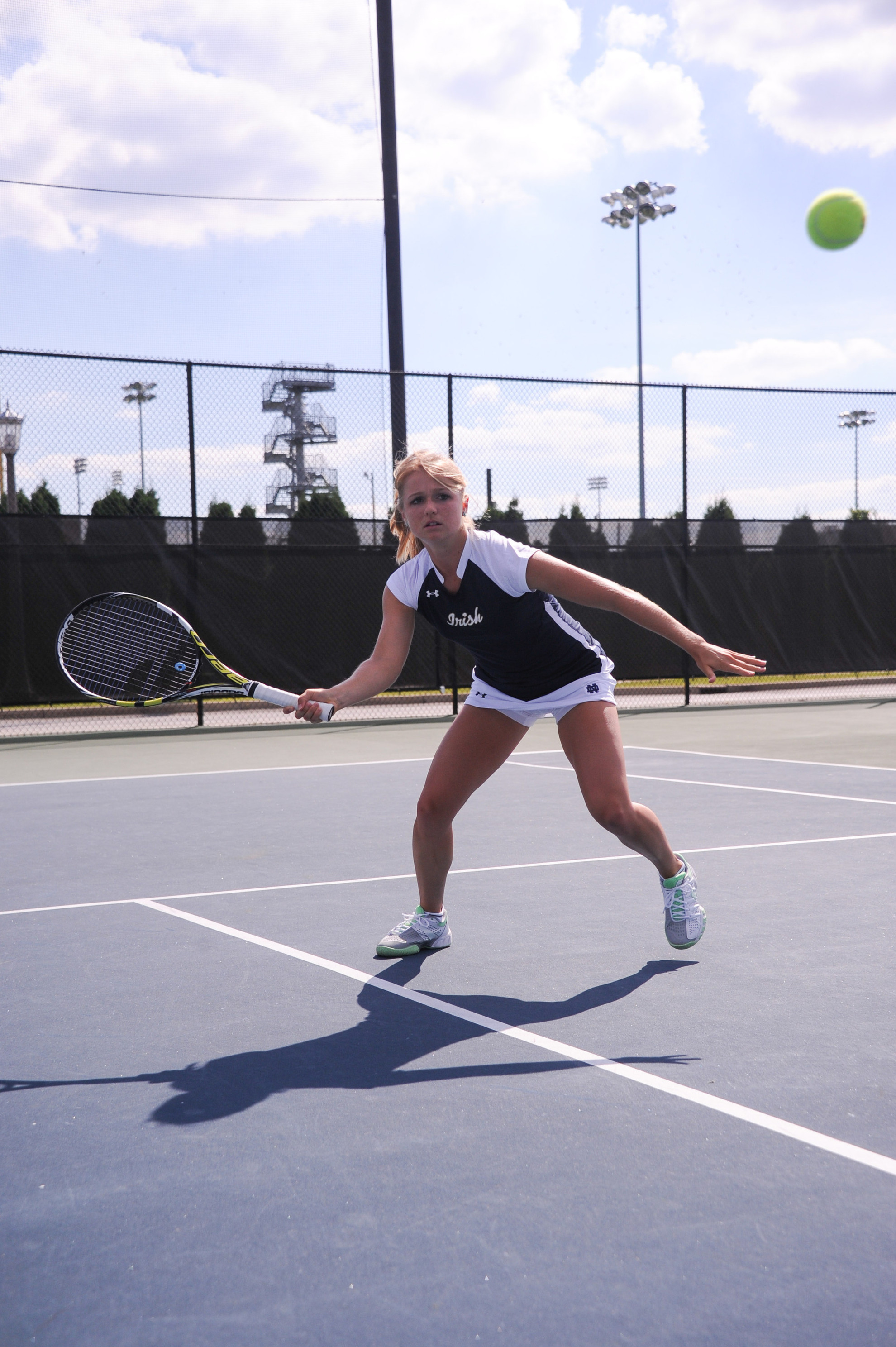 Season Outlook: Tough Conference Provides Best Prep For Irish Sophomore Monica Robinson will play a big role at No. 1 doubles with partner, junior Quinn Gleason. The pair are ranked 16th by the Intercollegiate Tennis Association.