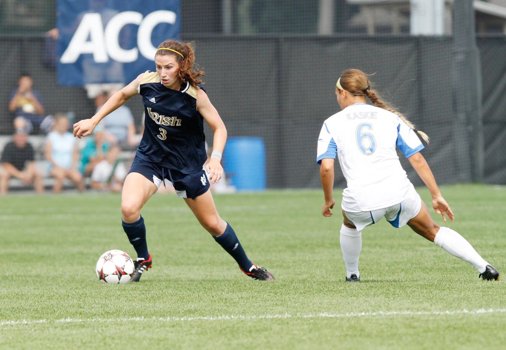 Notre Dame's underclassmen (freshmen and sophomores) have accounted for 22 of the team's 39 goals (including six match-winners) this season, led by five goals from rookie midfielder Morgan Andrews.