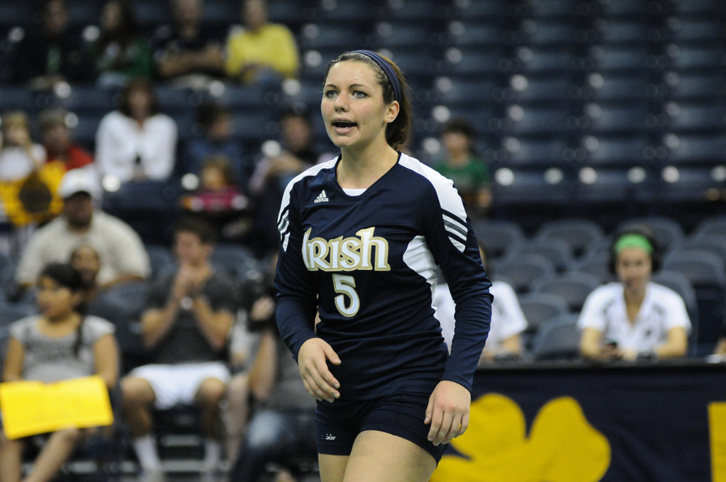 Notre Dame Women's Volleyball vs Syacuse 09-30-2012 Win (3-0)