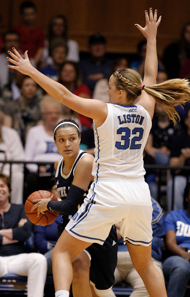 No. 2 Notre Dame at No. 3 Duke