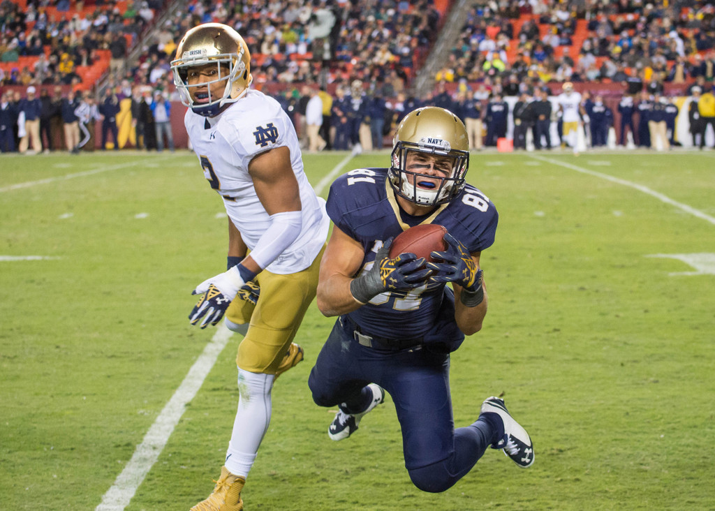 No. 6 Football vs. Navy (USATSI)