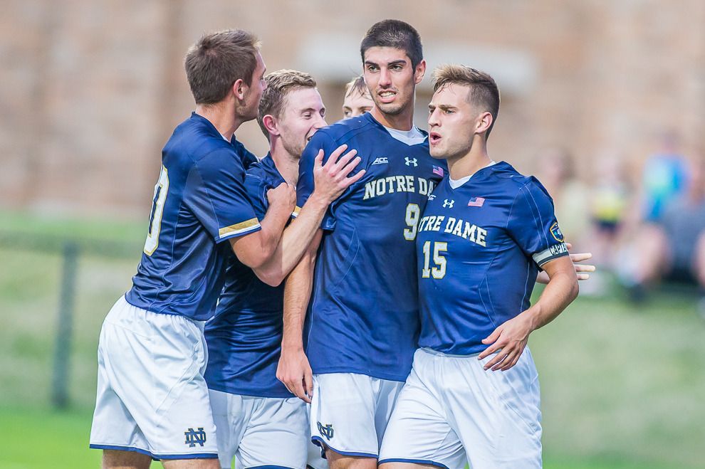 Tri-captain Evan Panken scored the first Notre Dame goal of 2016 in a 4-0 win over UC Irvine on Friday
