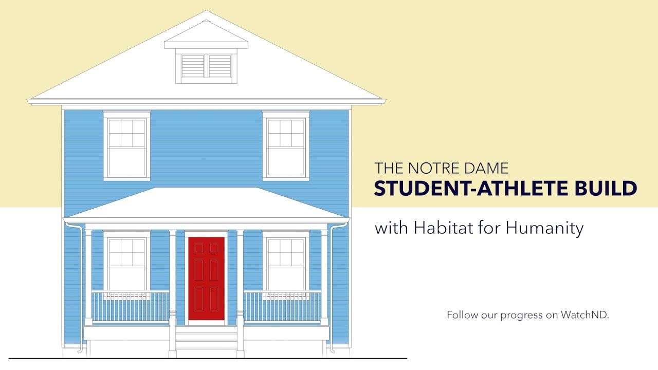 An Early House Tour - The Notre Dame Student-Athlete Build for Habitat for Humanity