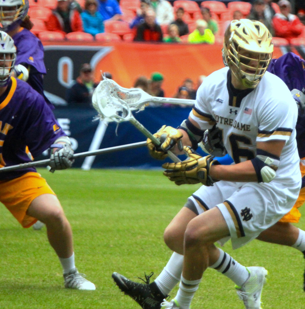 Notre Dame NCAA lacrosse vs. Albany (photos by Pete LaFleur)