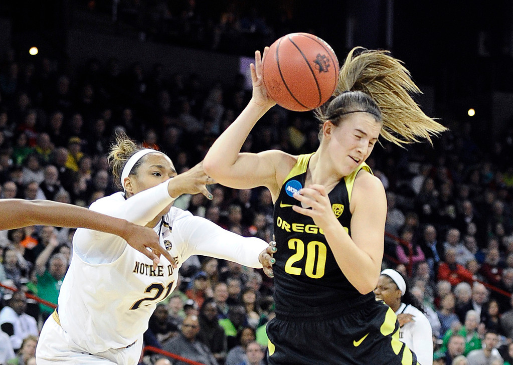 NCAA Elite Eight: ND WBB vs. Oregon (USATSI)