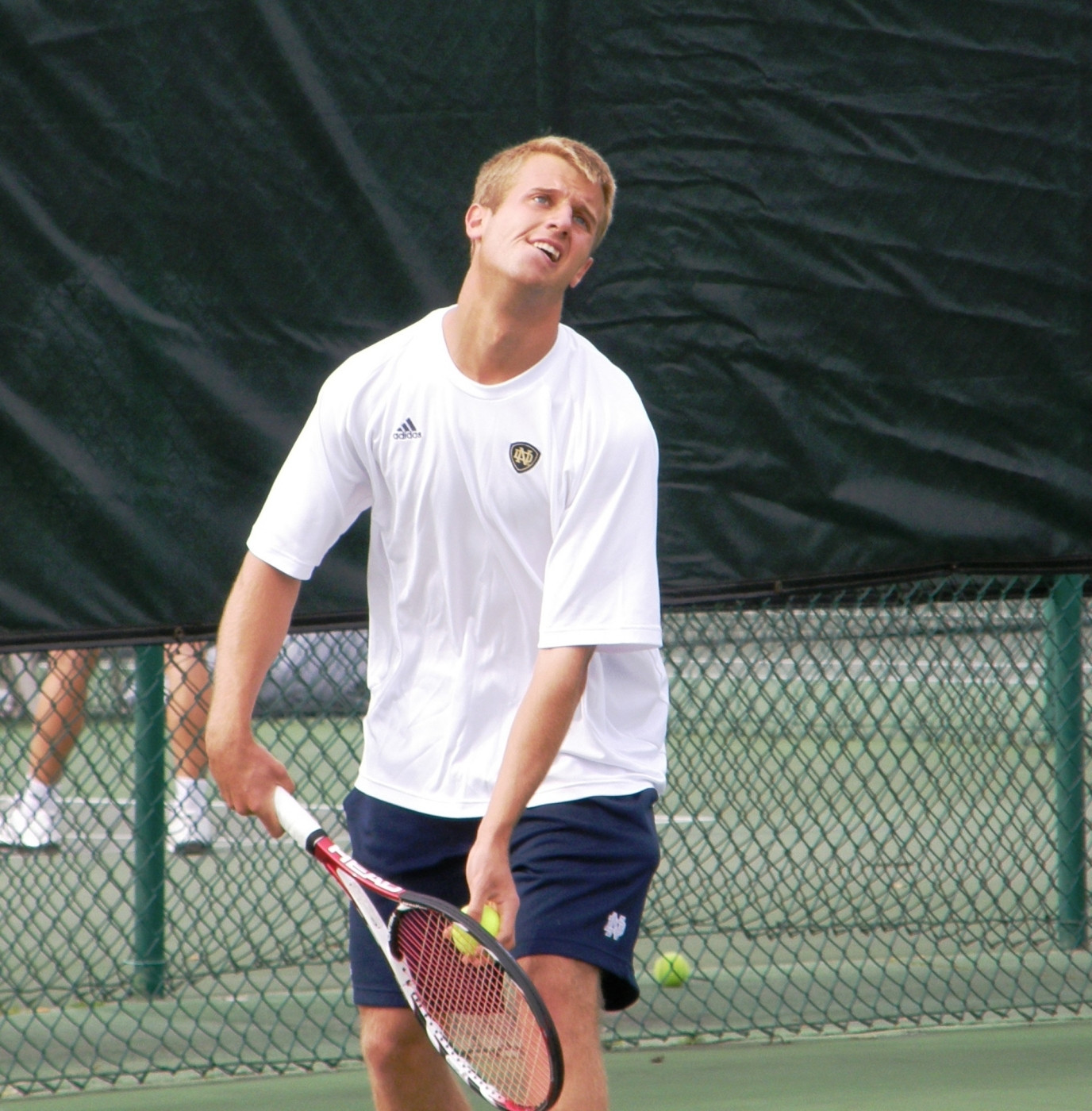 Notre Dame’s Comeback Falls Short as Louisville Wins, 4-3 David Anderson won his fifth singles match versus Louisville.
