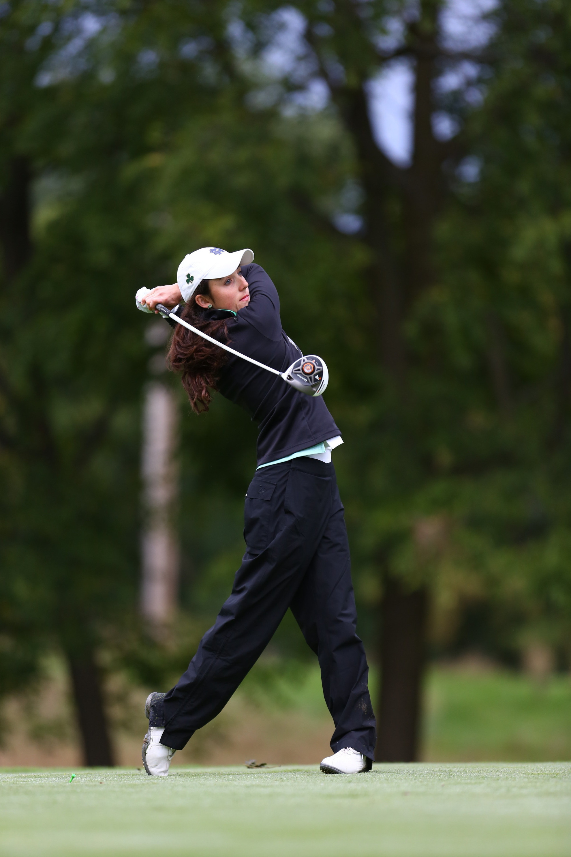 Notre Dame Kicks Off Spring Season Junior Ashley Armstrong