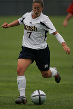 Katie Thorlakson is the first Notre Dame player ever to earn BIG EAST offensive player of the week in back-t0-back weeks.