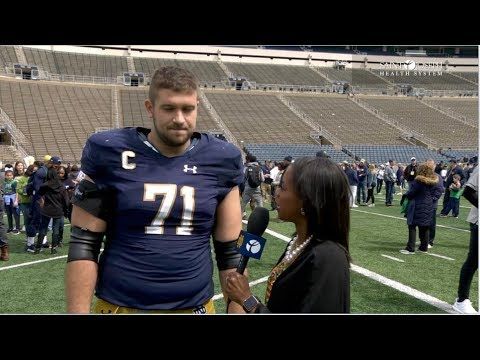 Instant Reaction | @NDFootball Blue-Gold Game: Alex Bars (2018)