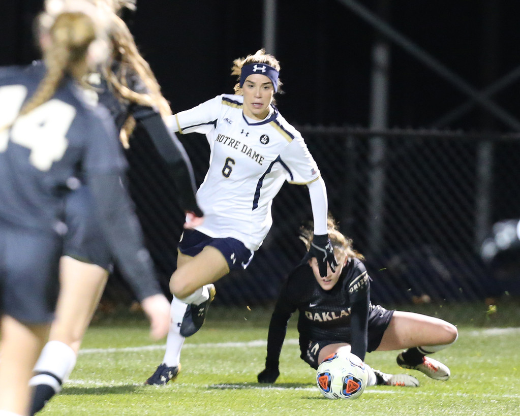NCAA Soccer Championship Round 1 - Notre Dame vs. Oakland