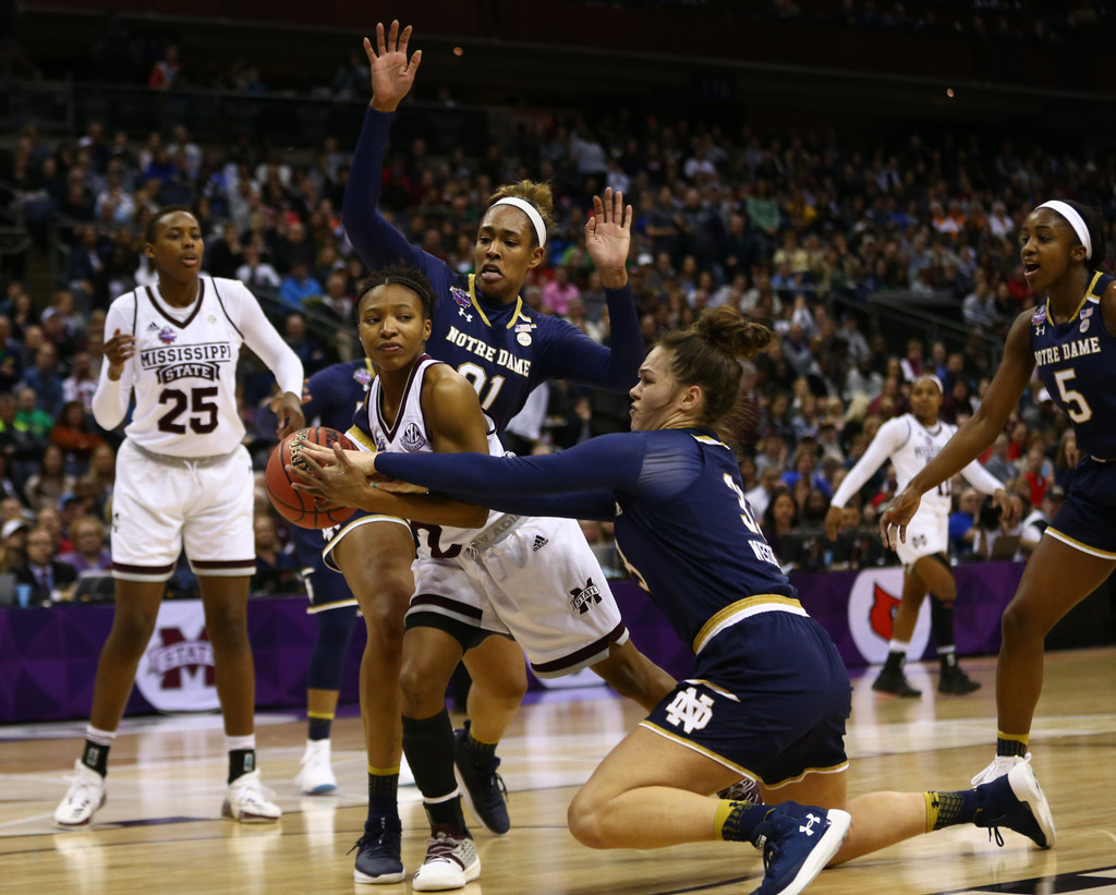 NCAA National Championship: ND WBB 61, Mississippi State 58 (USATSI)