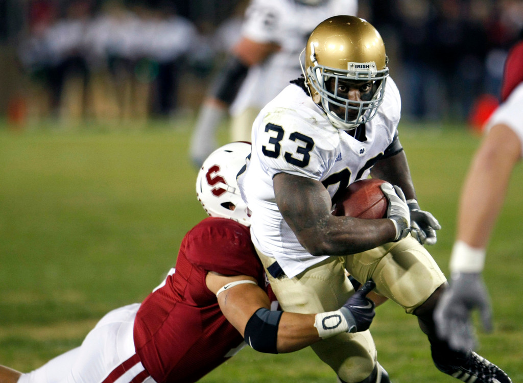 Irish Edged by Stanford, 45-38 (AP)
