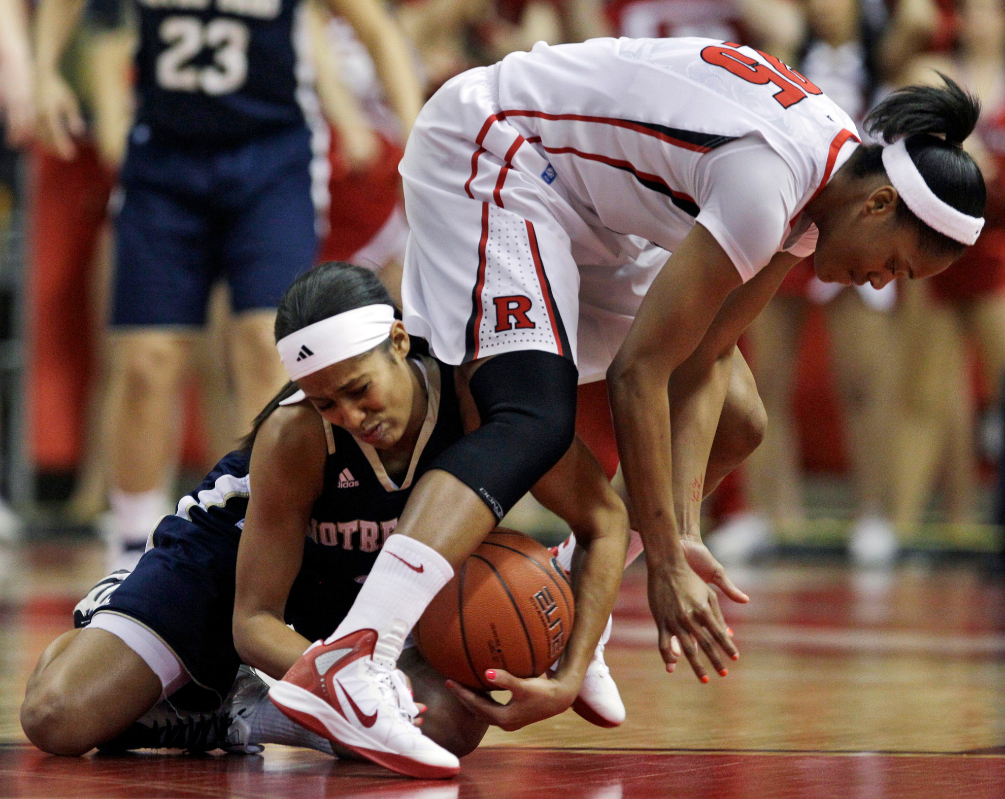 No. 2 Notre Dame Rolls Past No. 13 Rutgers, 71-41 Notre Dame Rutgers Basketball
