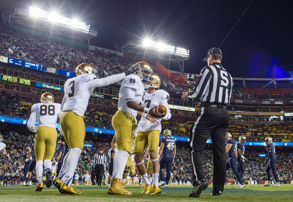 No. 6 Football vs. Navy (USATSI)