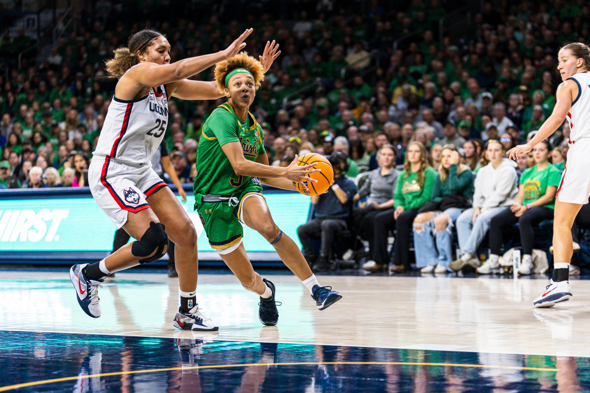 No. 8 Irish Roll In 79-68 Win Over No. 2 UConn No. 8 Irish Roll In 79-68 Win Over No. 2 UConn