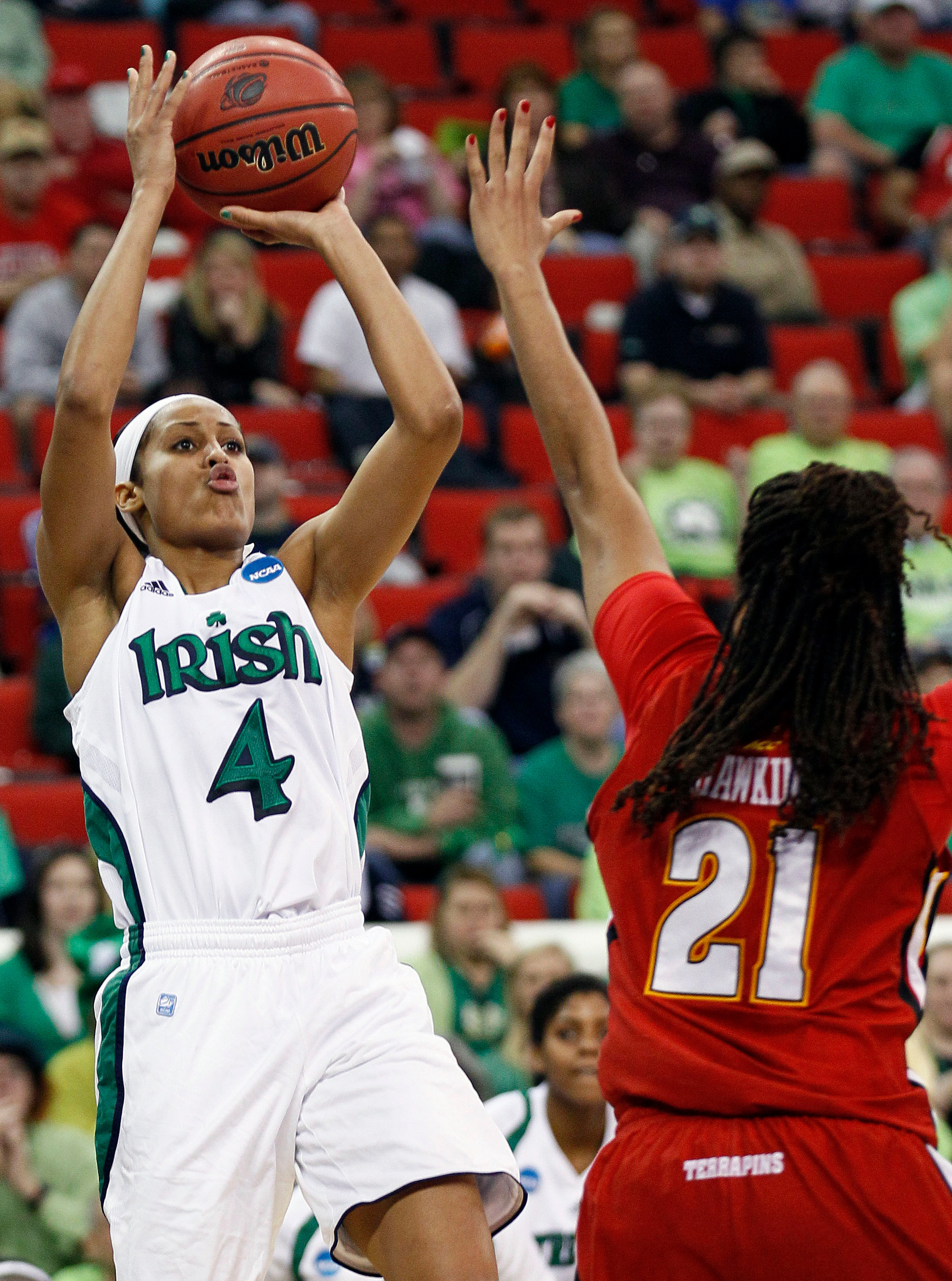 Skylar Diggins Earns Two More All-America Honors NCAA Maryland Notre Dame Basketball