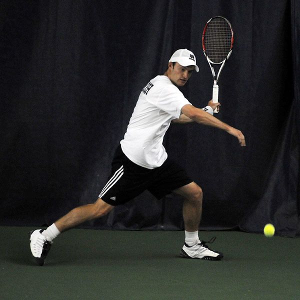 Tyler Davis (pictured above) and Brett Helgeson are ranked 23rd in doubles.