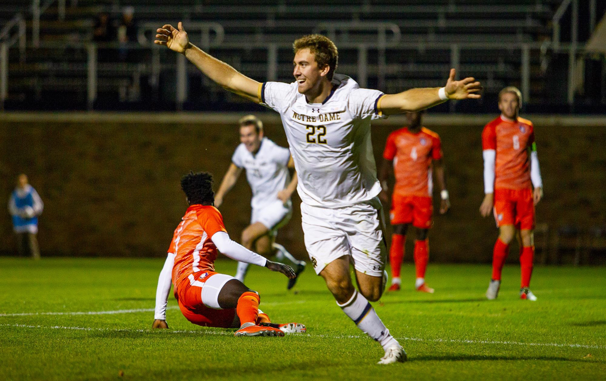 Aschieris’ Brace Gives Irish 2-0 Win Over Clemson In ACC First Round Match Ian Aschieris vs. Clemson (10-31-18)