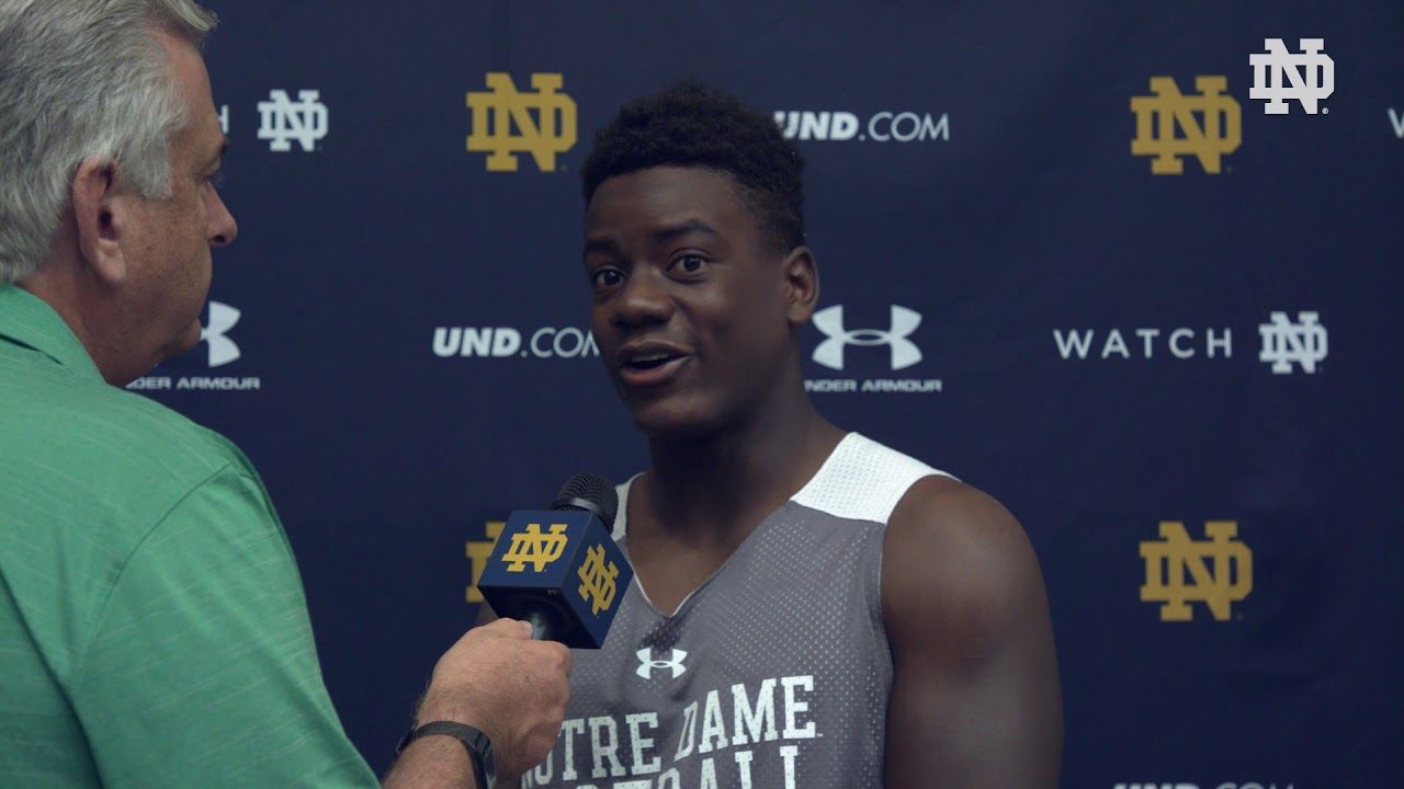 @NDFootball | Jafar Armstrong Post Practice Interview Stanford Week (2018)