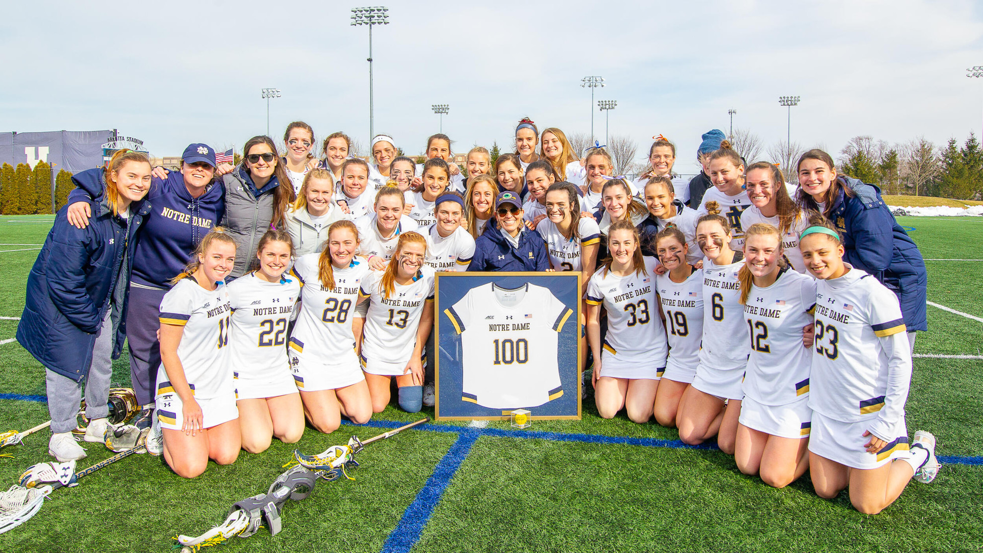 Halfpenny Earns 100th Win at Notre Dame Halfpenny Earns 100th Win at Notre Dame