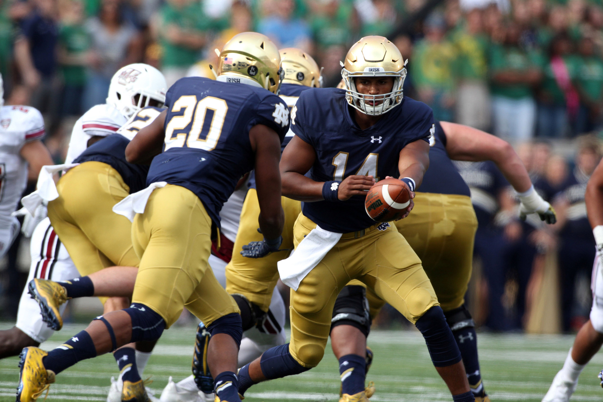 Notre Dame-Clemson 2015 Football Preview: Big-Time, Hot-Ticket Road Game University of Massachusetts at Notre Dame Football