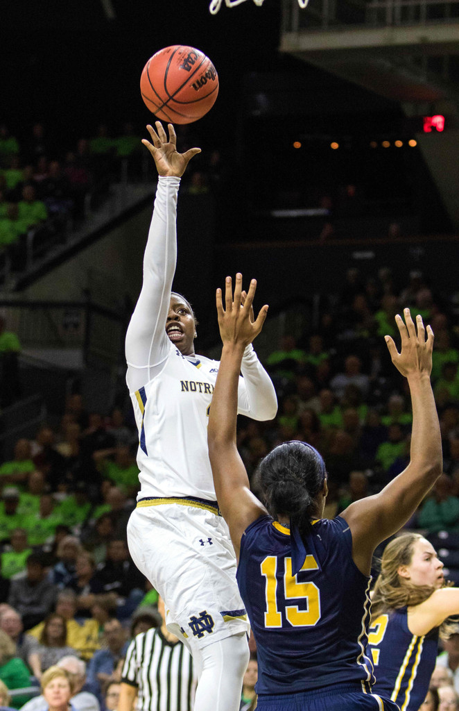No. 3 Notre Dame 74, Toledo 39