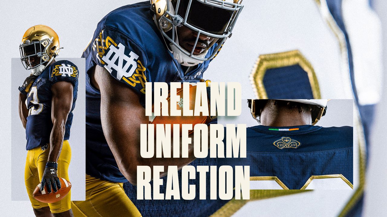 Showing off Our New Uniform for Ireland