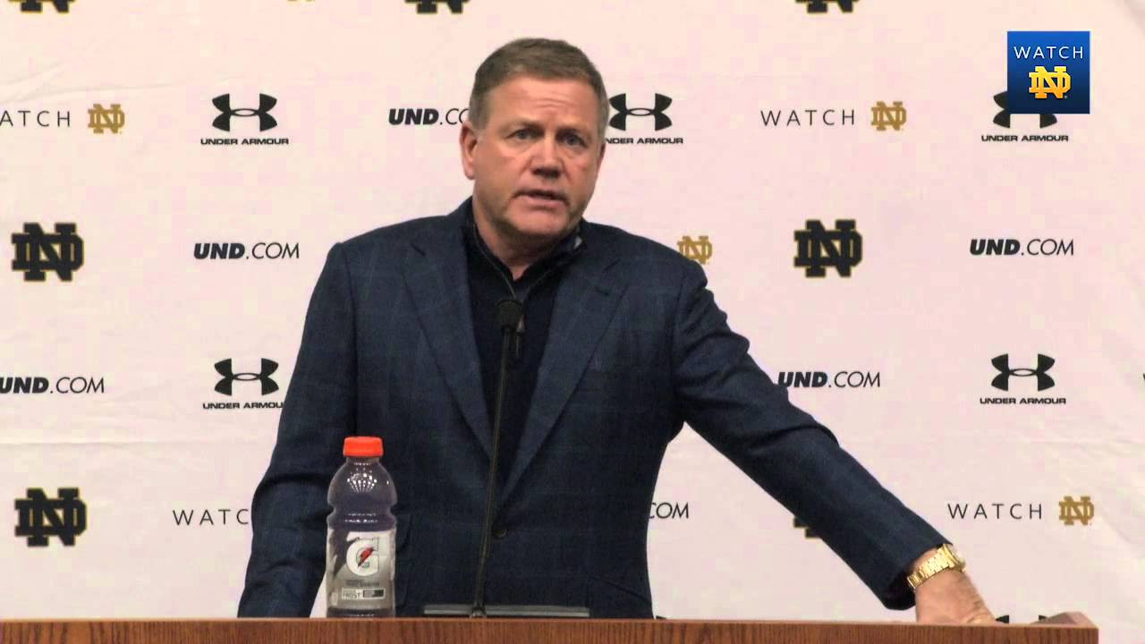 Coach Kelly Bowl Announcement Press Conference