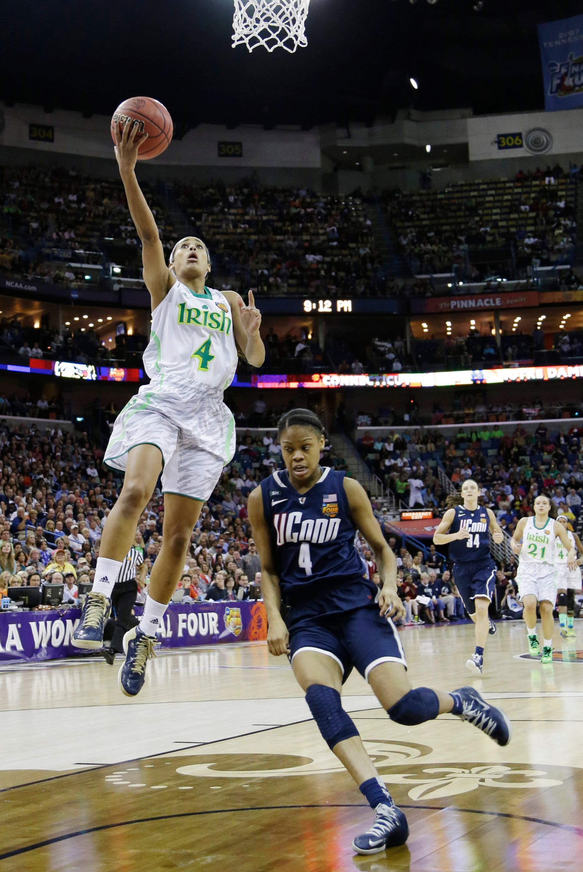 Women’s Basketball Great Skylar Diggins To Be Added To Notre Dame’s Ring Of Honor Final Four Connecticut Notre Dame Basketball