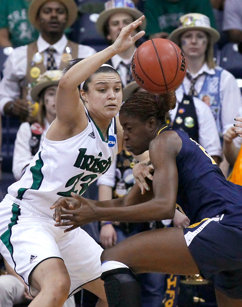Sweet Sixteen Bound; Top-Seeded Irish Beat Cal 73-62 (AP)