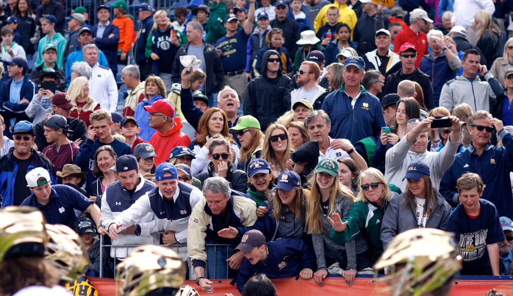 Notre Dame NCAA lacrosse vs. Albany (photos by Pete LaFleur)