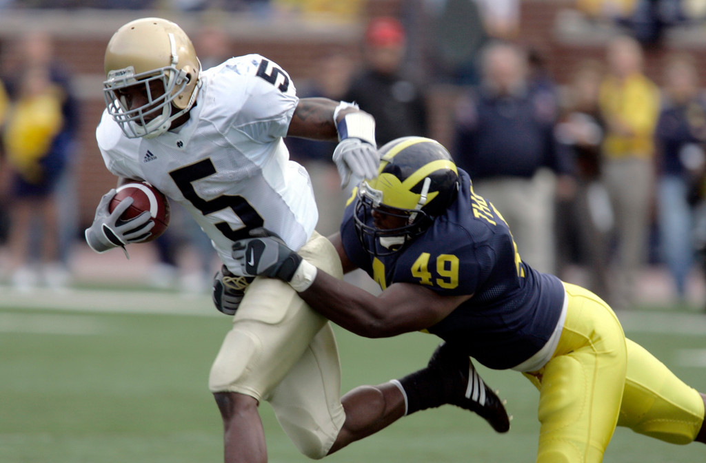 Notre Dame vs. Michigan, 9/15/07