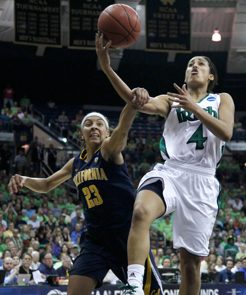 Sweet Sixteen Bound; Top-Seeded Irish Beat Cal 73-62 (AP)