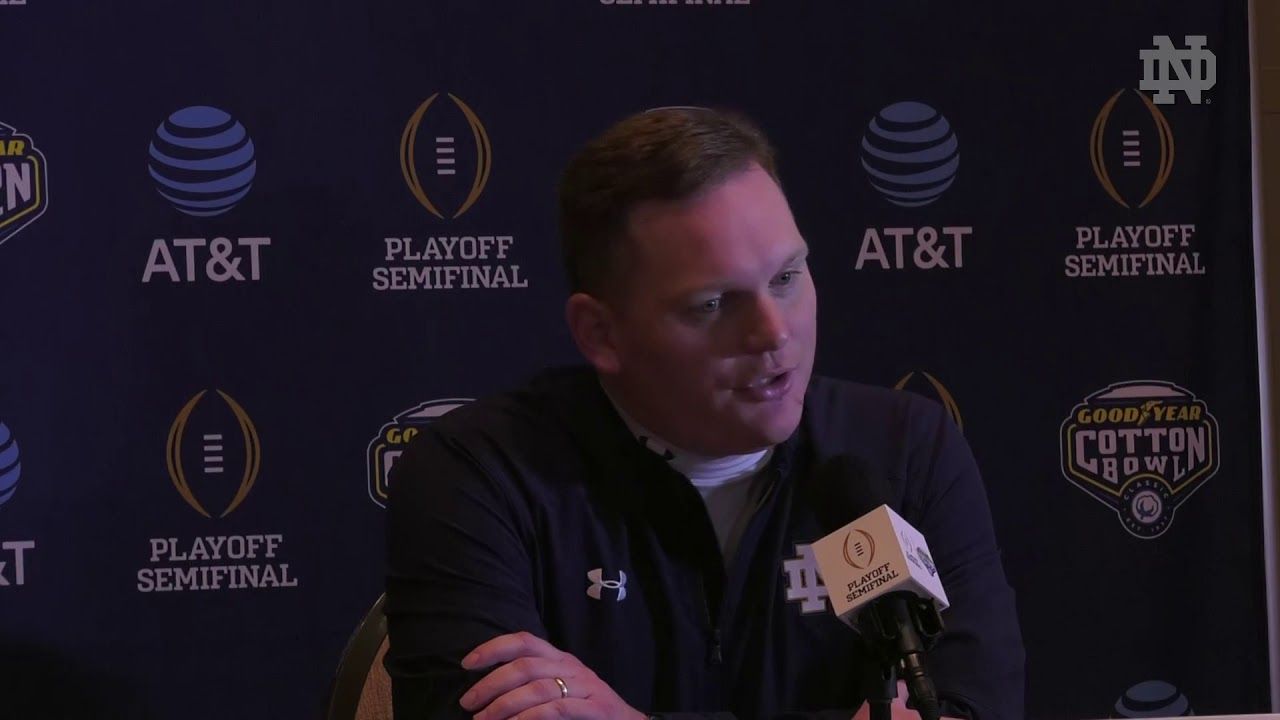 @NDFOOTBALL | CFP PRESS CONFERENCE CHIP LONG (12.26.18)
