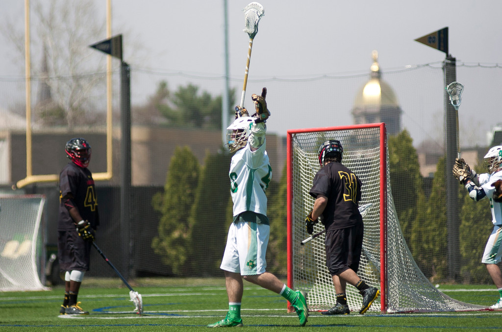 Notre Dame Men's Lacrosse vs Maryland on 04-19-2014