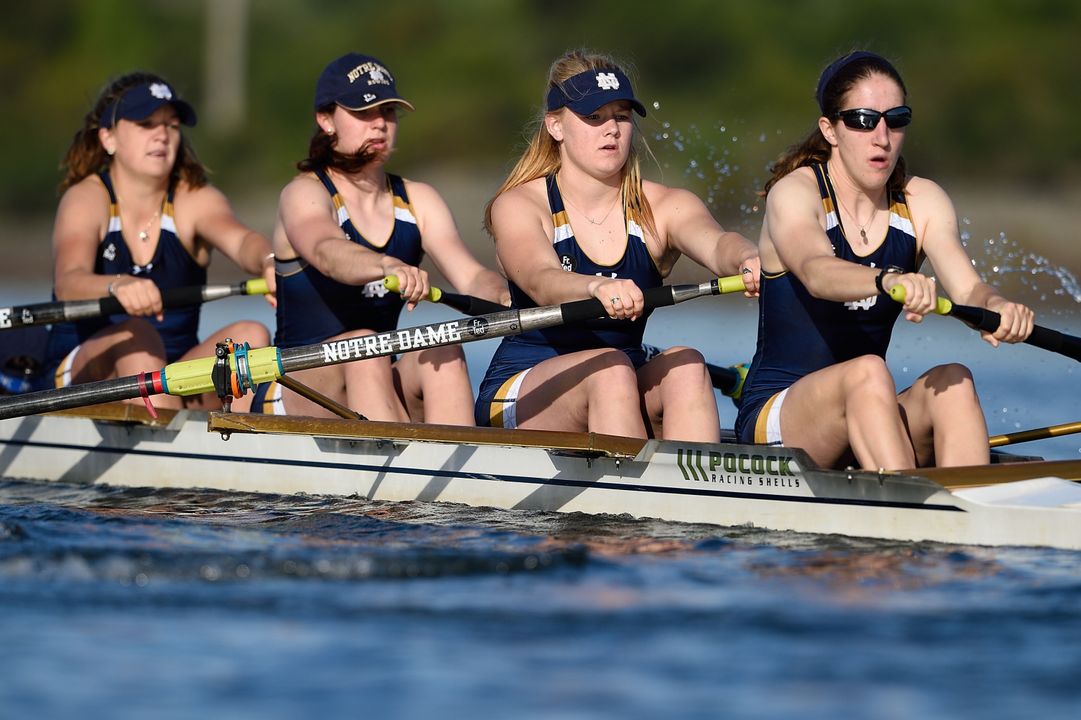 Notre Dame claimed four race victories during a third place finish at the Dale England Cup over the weekend