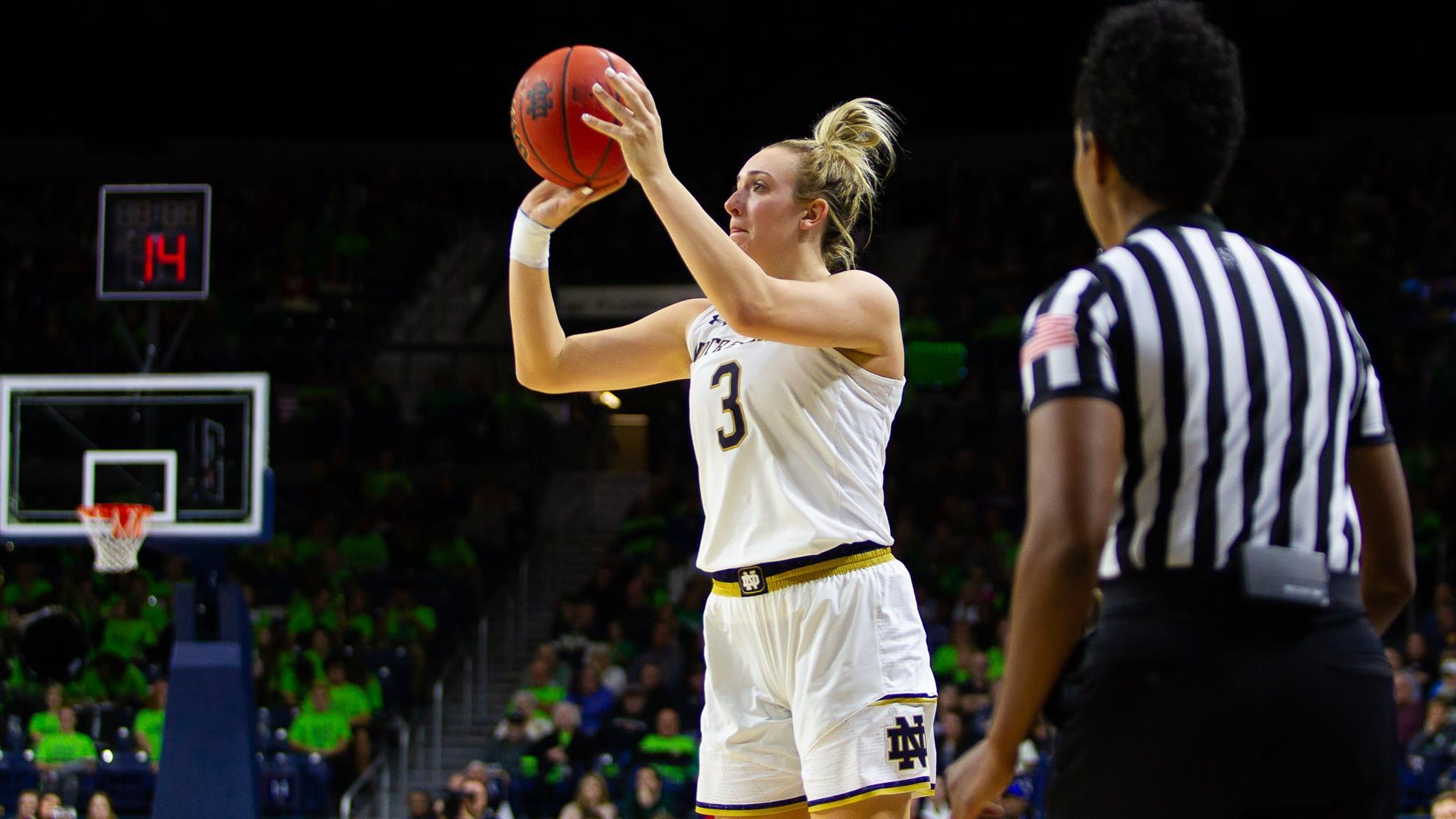 #5 Irish Bounce Back with 101-63 Win at Clemson Mabrey