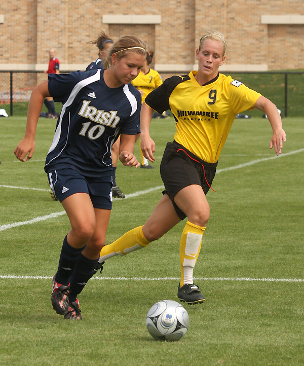 #5 Irish Set For NCAA Second Round Clash With Central Michigan Freshman midfielder Lindsay Brown registered her first career point with a second-half assist in Notre Dame's 5-0 win over IUPUI in the first round of the NCAA Championship on Friday night at Alumni Stadium.