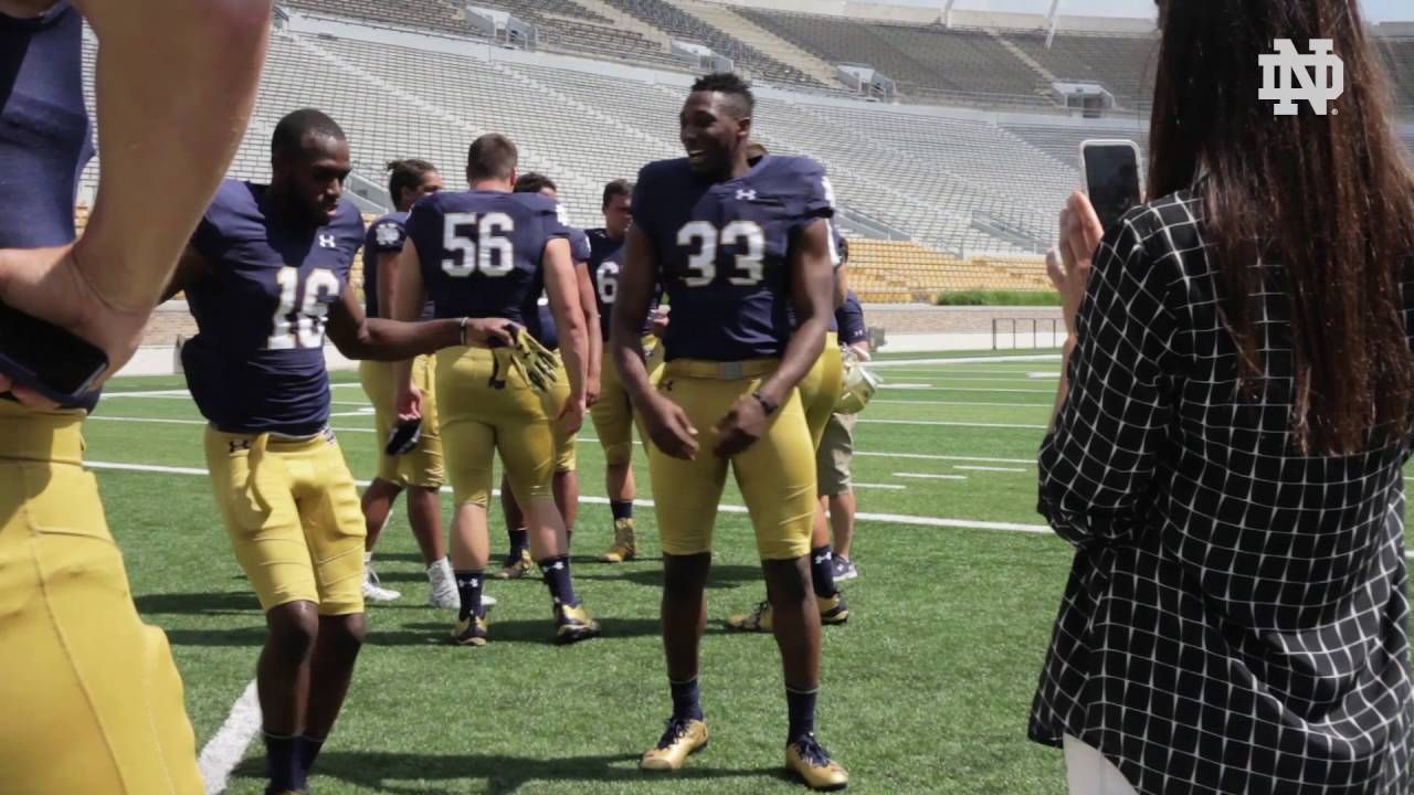 Behind the Scenes - 2016 Notre Dame Football Media Day