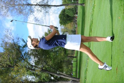 Sophomore Ashley Armstrong fired her best round of the season with a three-under-par 69.