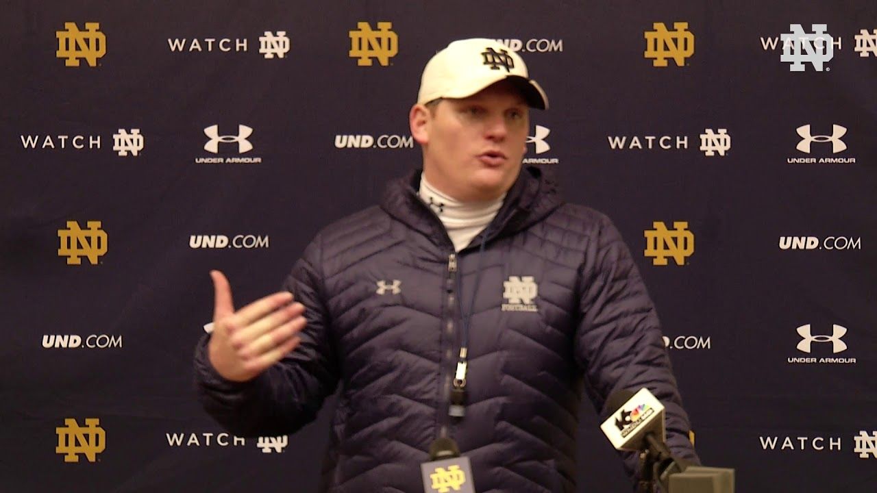 @NDFootball Chip Long Press Conference (04.12.18)