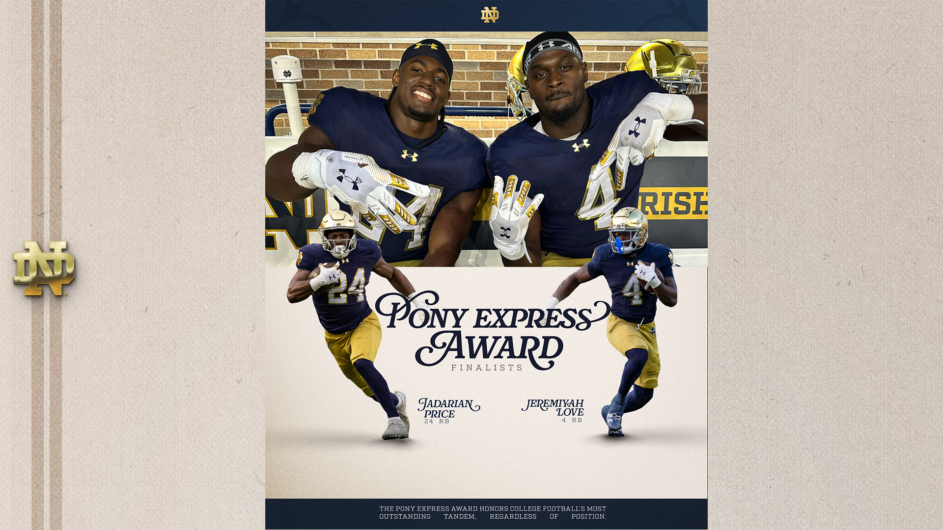 Love-Price Duo Named Pony Express Award Finalists Love-Price Duo Named Pony Express Award Finalists