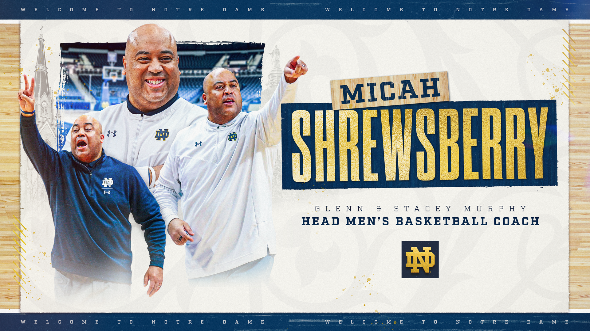 Micah Shrewsberry Named Glenn & Stacey Murphy Head Men’s Basketball Coach Micah Shrewsberry Named Glenn & Stacey Murphy Head Men’s Basketball Coach