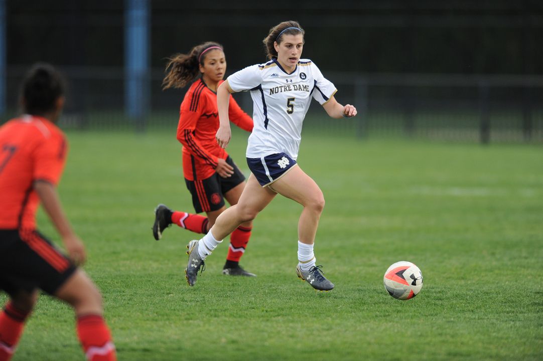 Irish senior captain Cari Roccaro was selected as one of 28 NCAA Division I women's soccer players for inclusion on the MAC Hermann Trophy watch list. The MAC Hermann Trophy is given to the top male and female collegiate soccer players in the country.