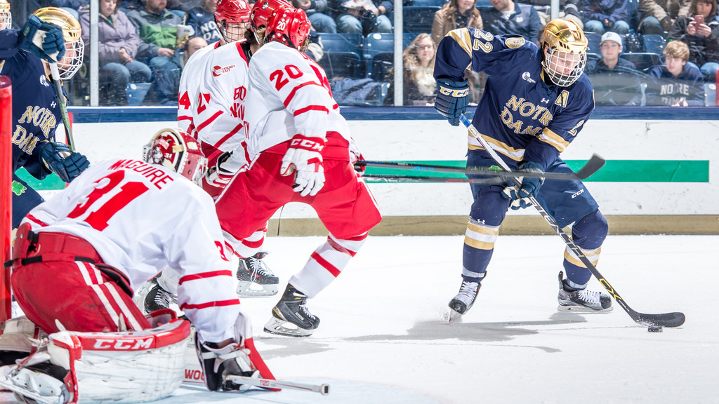 Notre Dame vs. Boston University Hockey 2/26