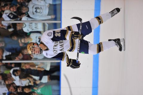 Sophomore defenseman Kevin Lind and the Irish get set to take on third-ranked Boston College on Friday night.