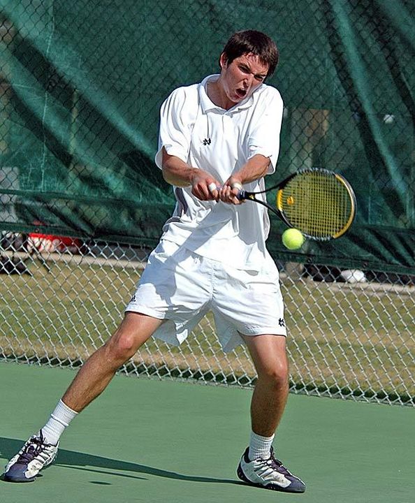 Barry King (2007) begins the 2011 Davis Cup in Dublin, Ireland.